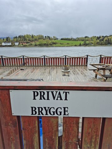 Steg Trondheimfjord Haus Snekker und Sagga