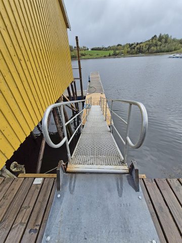 Steg Trondheimfjord Haus Snekker und Sagga