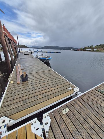Steg Trondheimfjord Haus Snekker und Sagga